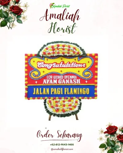 Bunga Papan Congratulation di Nunhila